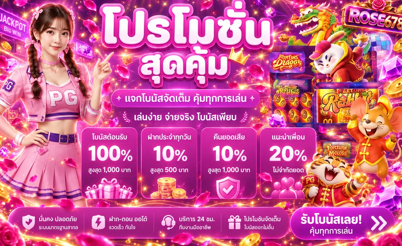 ROSE678 เว็บตรง ทางเข้า สมัคร และคู่มือใช้งาน