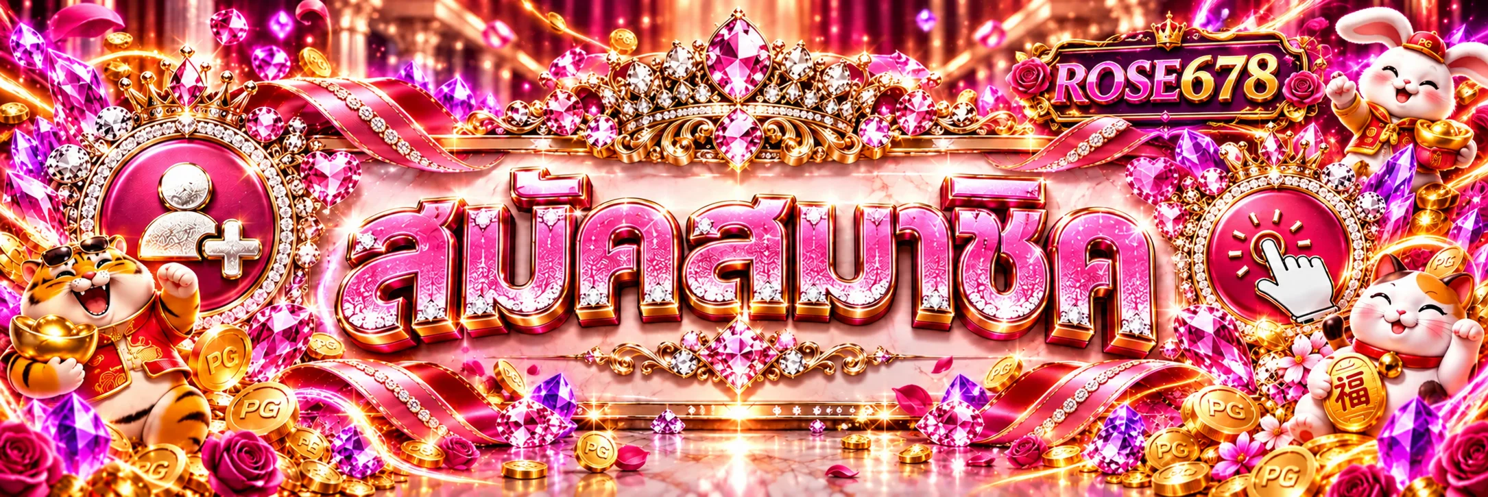 ROSE678 login และสมัครสมาชิกบนโดเมนหลัก